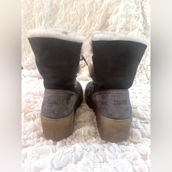 Cougar Dylan Waterproof Wedge Mid-Calf Boots Size 8 EU38.5 - Picture 5 of 10